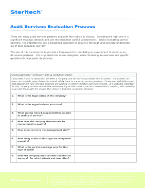 Subway Steritech Quick Access  Form