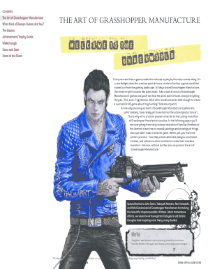 The Art of Grasshopper Manufacture PDF  Form