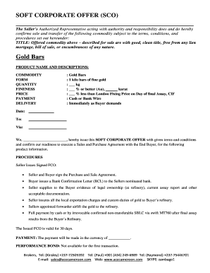 Soft Corporate Offer Template Word  Form