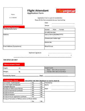 Recuritment Application Form RCCD01 BVietJetAirbbcomb