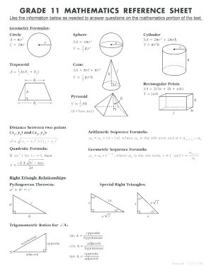 Grade 11 Mathematics  Form