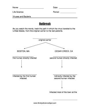 Outbreak Movie Worksheet  Form