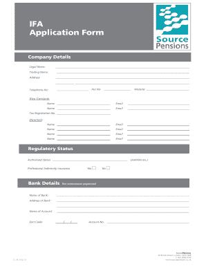 Ifa Online Application  Form