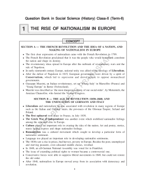 Nationalism Worksheet PDF  Form