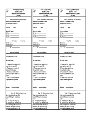 Sbi Challan Download  Form