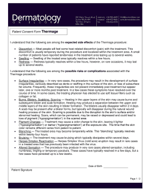 Patient Consent Form Thermage Bdermonbloorbbcomb