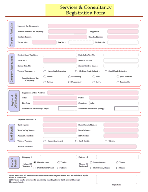 Consultancy Form