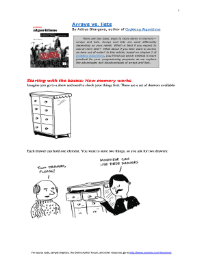 Grokking Algorithms PDF  Form