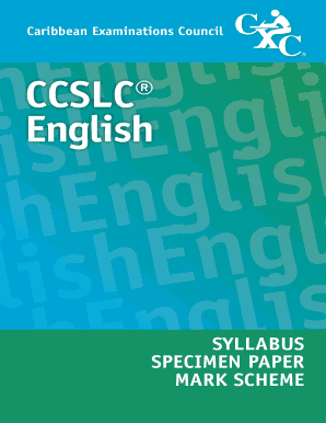 Ccslc English Past Papers  Form