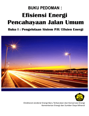 Buku Pedoman Efisiensi Jalan PDF Form