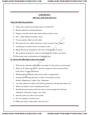 Year 8 Science Worksheets with Answers PDF  Form
