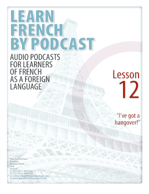 Learn French by Podcast PDF  Form