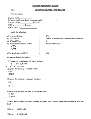 Kv Iit Chennai  Form