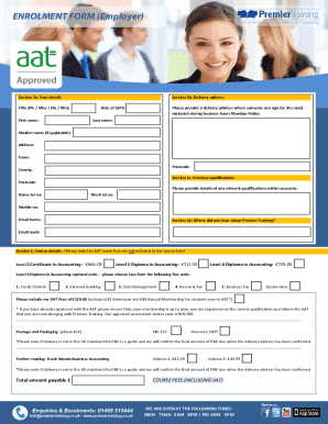 Business Training Limited Sevendale House  Form