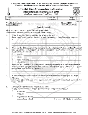 Ofaal Exam Past Papers  Form