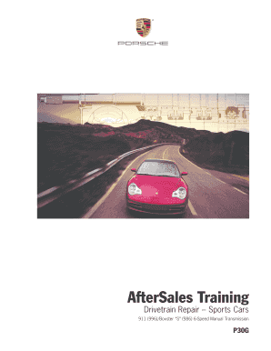Porsche After Sales Training PDF  Form