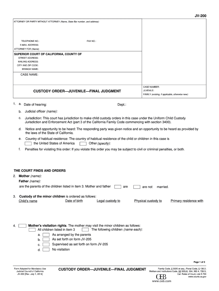  Termination of Parental Rights Jv Form 2014-2024