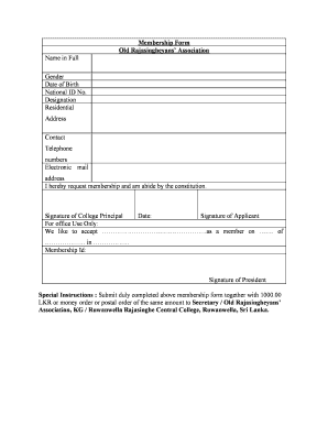 Ruwanwella Rajasinghe Central College  Form