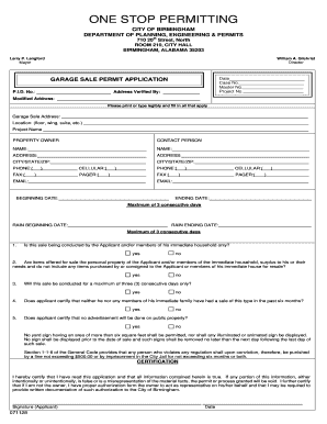 Do You Need a Permit for an Estate Sale  Form