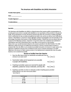 Ada Attestation  Form