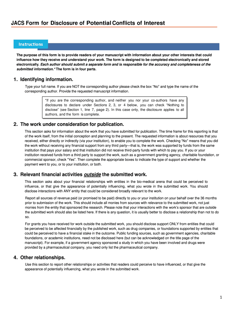 Form Conflicts