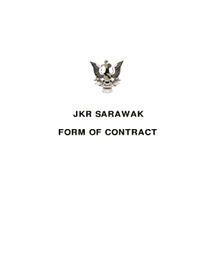 Jkr Sarawak Form of Contract