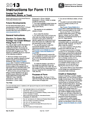 Irs Form 1116