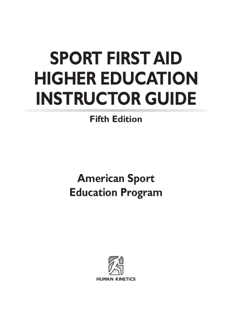 Sport First Aid 5th Edition PDF Download  Form