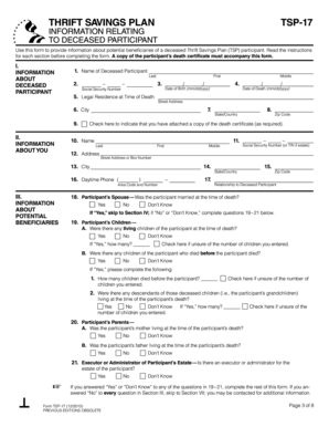 Form Tsp 17