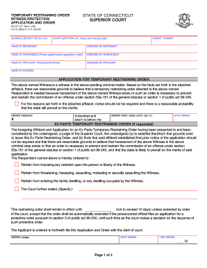 Writable Ga Temporary Protection Order Form