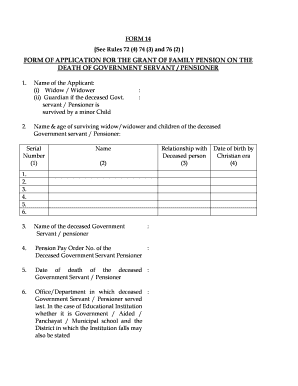 Pension Form Download