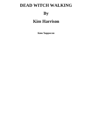 Kim Harrison PDF  Form