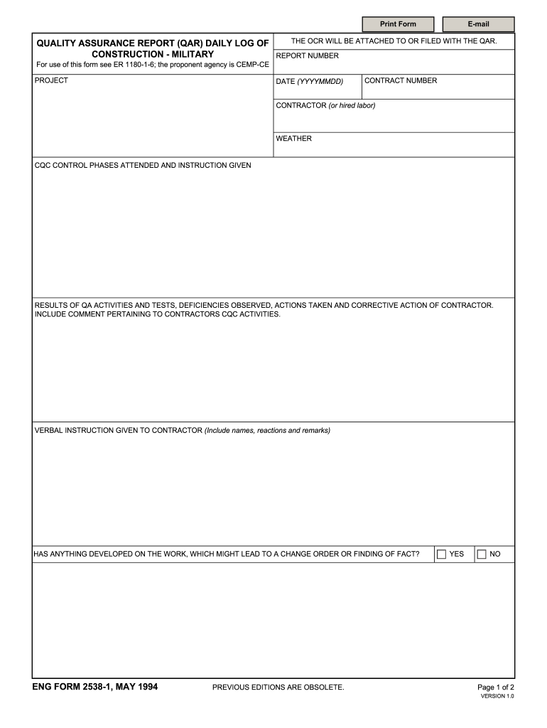  Nc Denr Report Forms 1994-2024