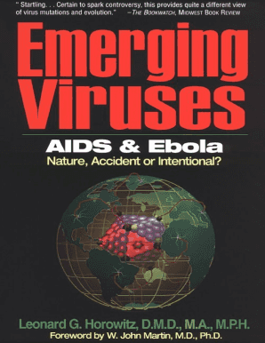 Get and Sign Emerging Viruses Book PDF  Form