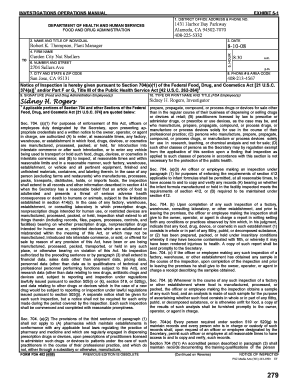 Fda Form 482 PDF