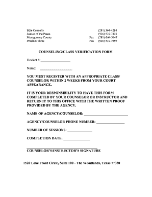 Sample Letter to Court from Therapist  Form