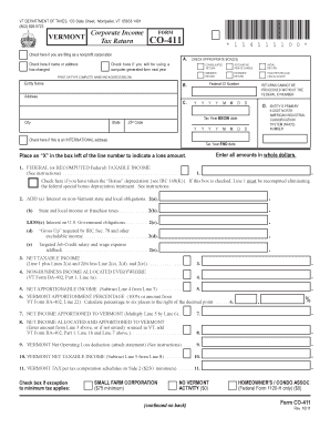  Vermont Form Co 411 2021