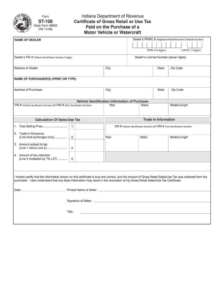 St108  Form