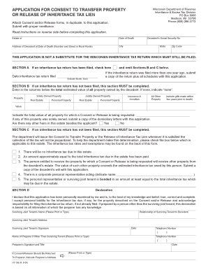 Consent to Transfer Form