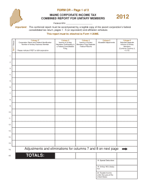 Cr12 Form