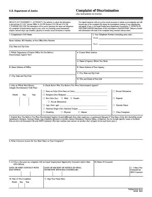 Form Doj 201a