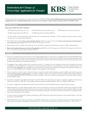 Instructions for Change of Ownership Fill Any PDF Form