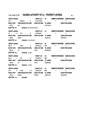 Hacola Property Listings  Form