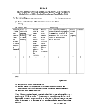 How to Fill Property Return Form