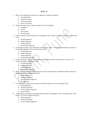 Dimr Mcq  Form