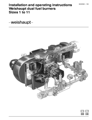 Weishaupt Burner Manual PDF  Form