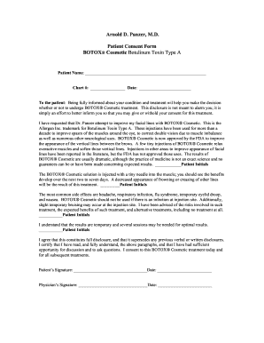 Printable Consent Form Allergan