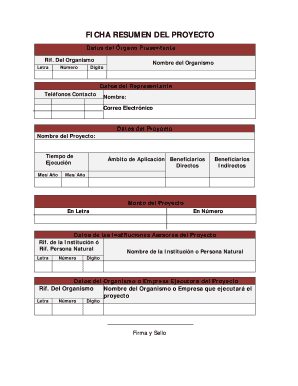 Proyecto Fona Formato