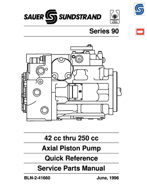 Danfoss Series 90 Pump Service Manual  Form