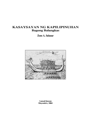 Buod Ng Kasaysayan Ng Kapilipinuhan Bagong Balangkas  Form